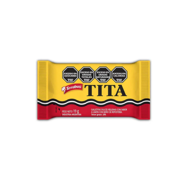 Tita Chocolate Coated Cookie 19 g / 0.67 oz Family Box (36 Units) - Imagen 2