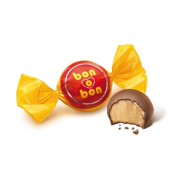 Bon o Bon Traditional Chocolate Filled with Peanut Butter, 450 g (Box of 30 units) - Imagen 2