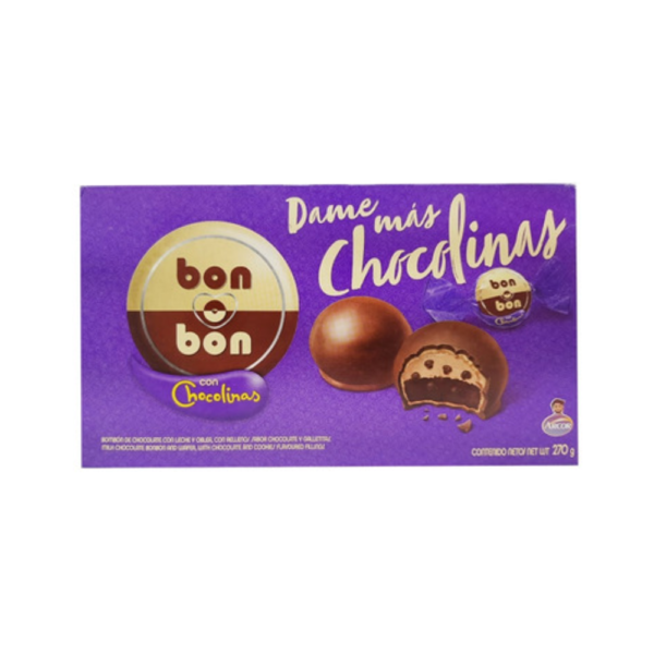 Chocolate Bon o Bon with Arcor Chocolinas, 270 g / 9.52 oz - Imagen 3