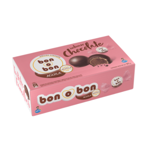 Bon o Bon Box of Aguila Arcor Intense Chocolate, 270 g / 9.52 oz (Box of 18 units) - Imagen 3