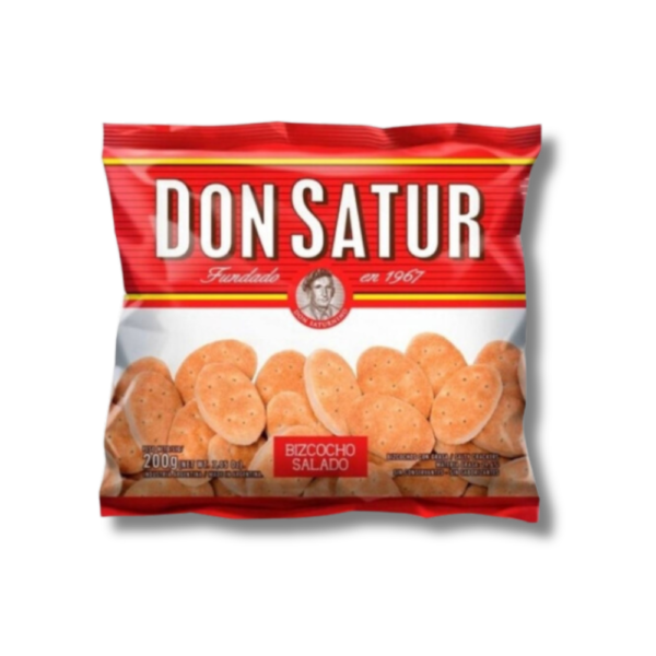 Don Satur Lard Biscuits 200 g / 7.1 oz (Pack of 3)