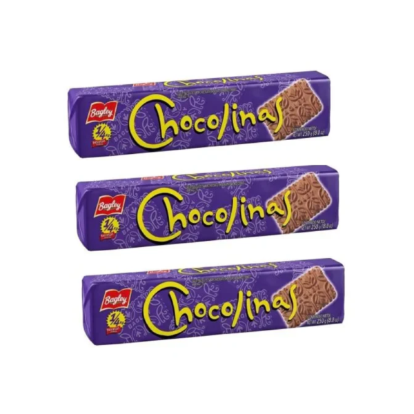 Chocolinas Chocolate Cookies 170 g / 6.0 oz (Pack x3) - Imagen 2