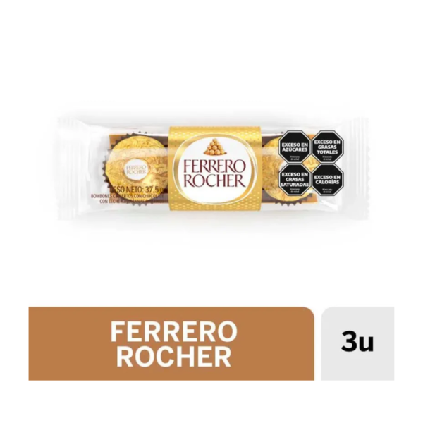 Ferrero Rocher Chocolates 3 units 38 g / 1.3 oz
