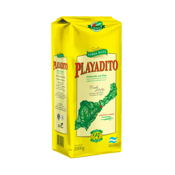 Playadito Yerba Mate Traditional Con Palo (1 kg / 2.2 lb)