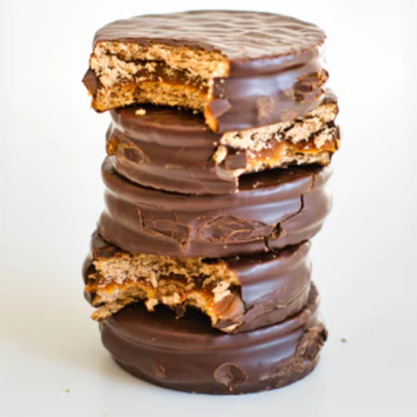 Alfajorcitos Jorgito Milk Chocolate Alfajor with Dulce de Leche 6u. 128 g / 4.5 oz - Imagen 2