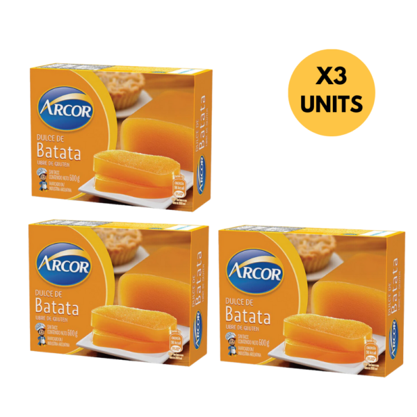 Sweet Potato Arcor without TACC 500 g (Pack 3 )