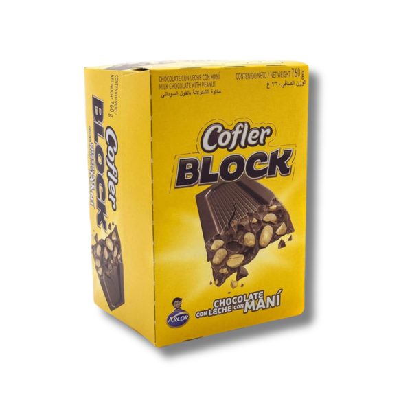 Cofler Chocolate Block 760g (20 Units of 38g)