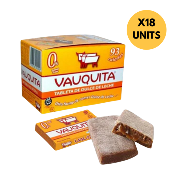 Vauquita Tableta Clasica 18 unidades x25 gr (450gr)