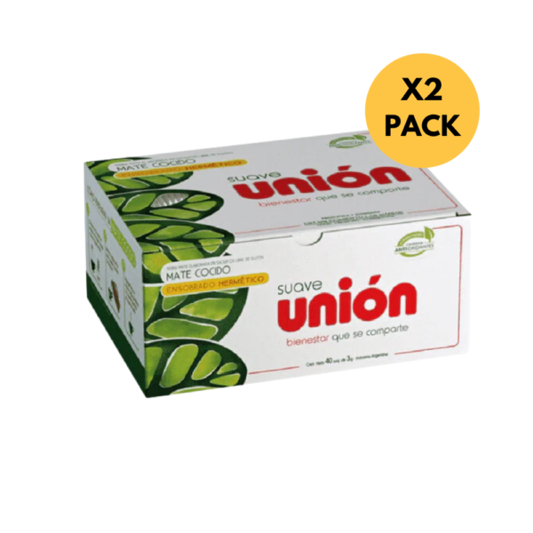 Mate Cocido Union x50 saquitos (Pack 2)