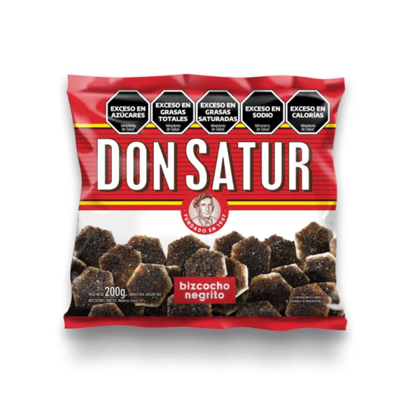 Don Satur bizcocho azucar negra 200g /7.05 oz