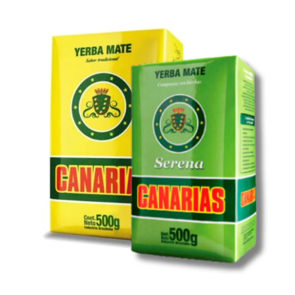 Yerba Mate Canarias Serena 1kg / 2.2 lb +Tradicional 1kg / 2.2 lb