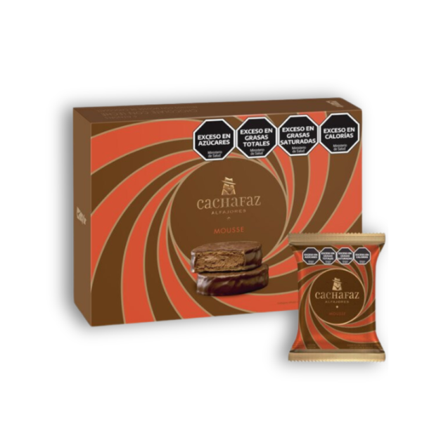 Alfajores Cachafaz with Chocolate Mousse 12 units 600 g / 21.1 oz